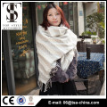 Newest design beige color oversize winter warm infinity scarf